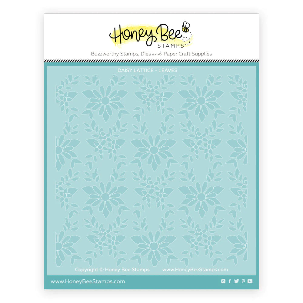 Daisy Lattice - Set Of 4 Layering Background Stencils