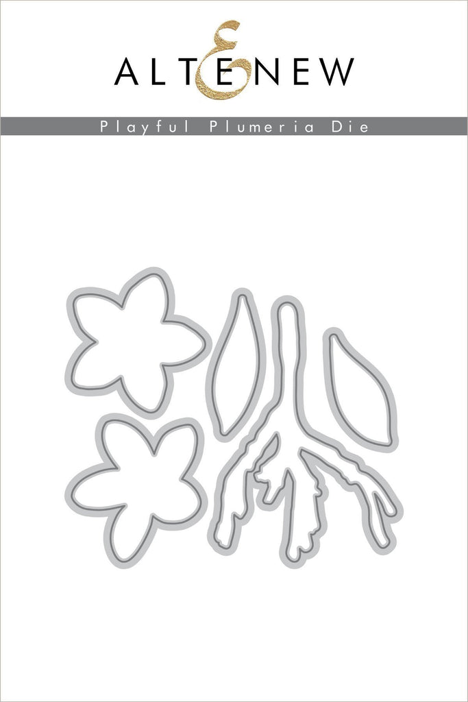 Playful Plumeria Die Set - RETIRING