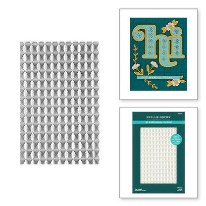 Tile Mosaic 3D Embossing Folder