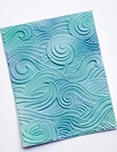 Waves 3D Embossing Folder