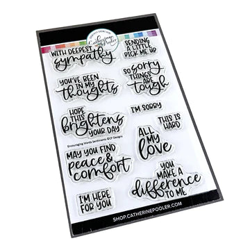 Encouraging Words Sentiments Stamp Set