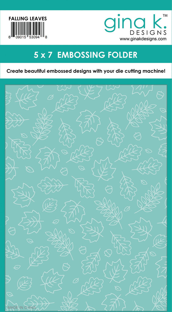 Falling Leaves Embossing Folder