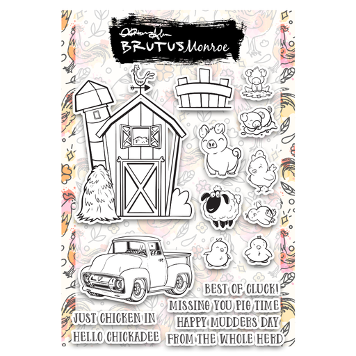 Farmhouse Friends 6x8 Stamp*