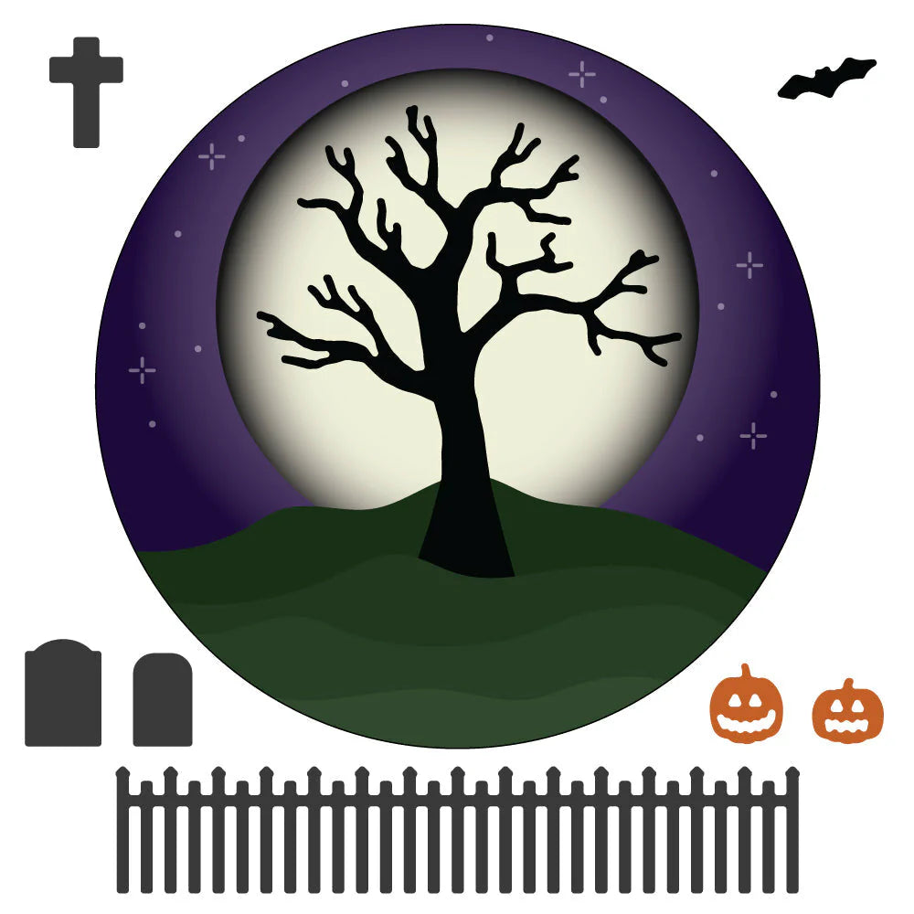 Fright Night Circlescape | Honey Cuts
