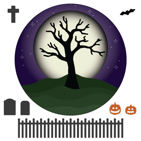 Fright Night Circlescape | Honey Cuts