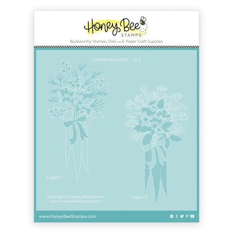 Garden Bouquet - Set Of 2 Coordinating Stencils