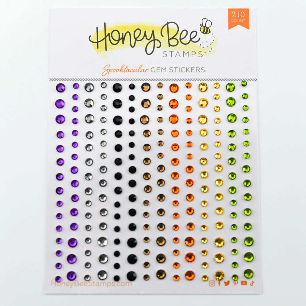 Spooktacular Gem Stickers | 210 Count