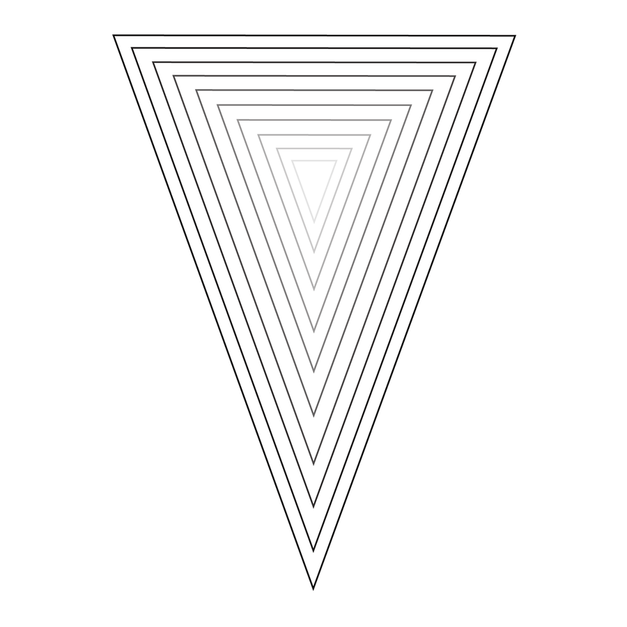 Stacking Pennants Honey Cuts - RETIRING