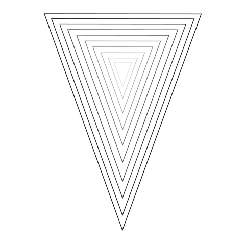 Stacking Pennants Honey Cuts - RETIRING