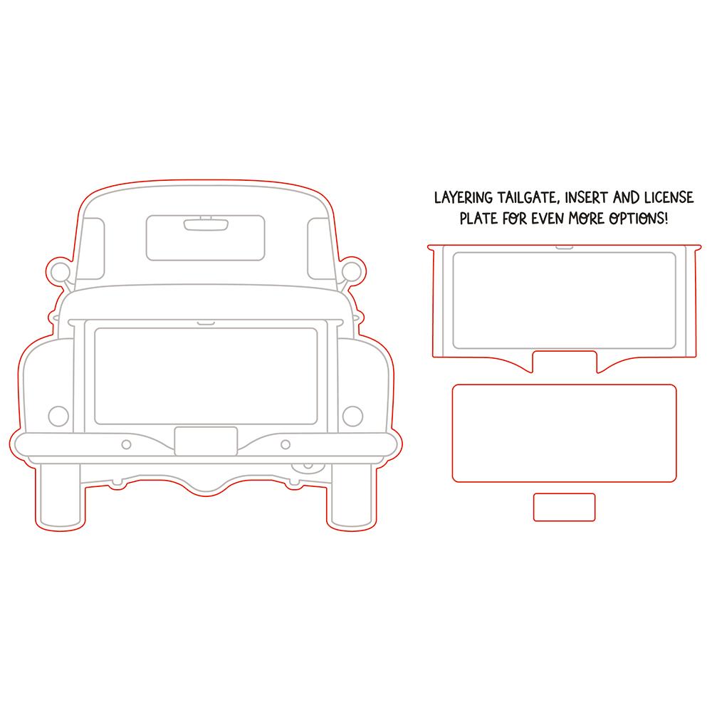 Big Pickup Tailgate Honey Cuts