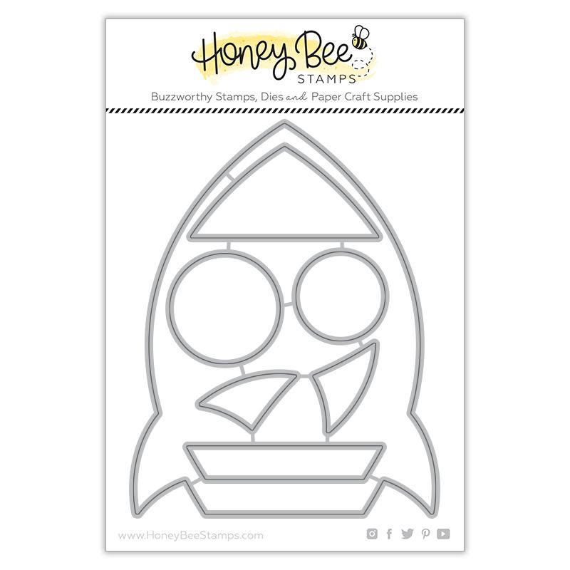 Rocket Ship Card Base Honey Cuts