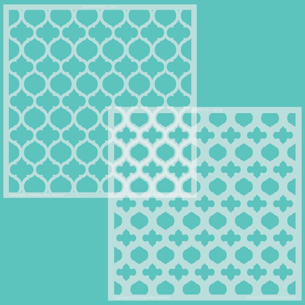 Quatrefoil Layers | Set of 2 Stencils