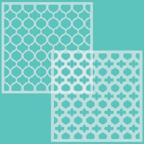 Quatrefoil Layers | Set of 2 Stencils