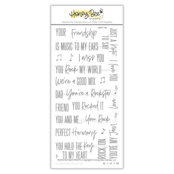 Rockstar Sentiments Stamp Set