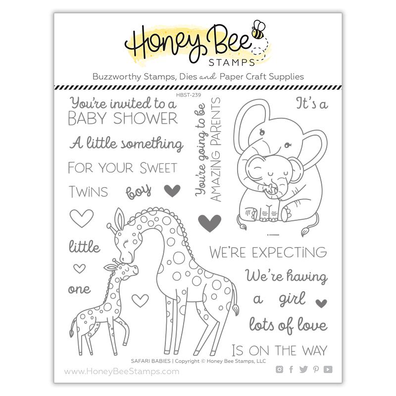 Safari babies Stamp Set