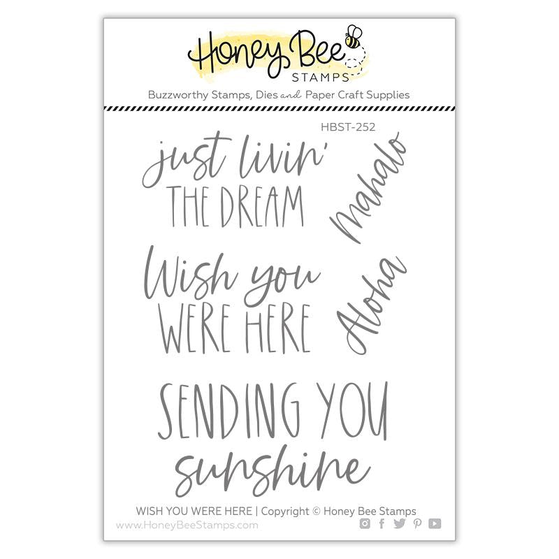 Wish You Were Here 3x4 Stamp Set