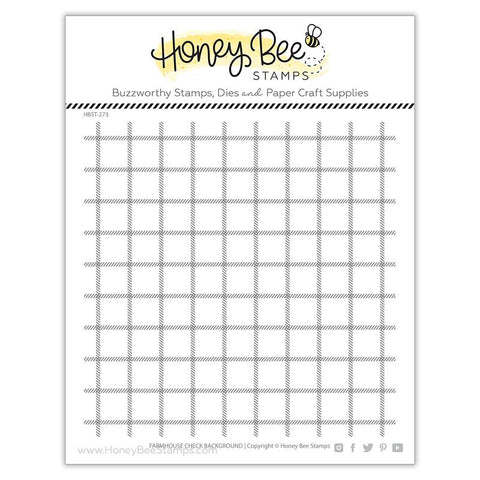 Farmhouse Check Background | 6x6 Stamp Set