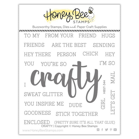 Crafty | 4x4 Stamp Set