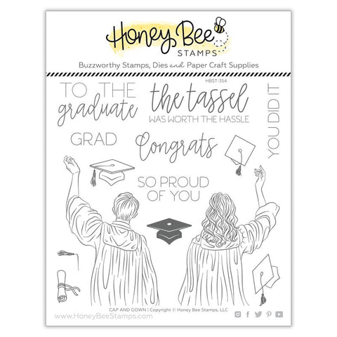 Cap And Gown | 6x6 Stamp Set