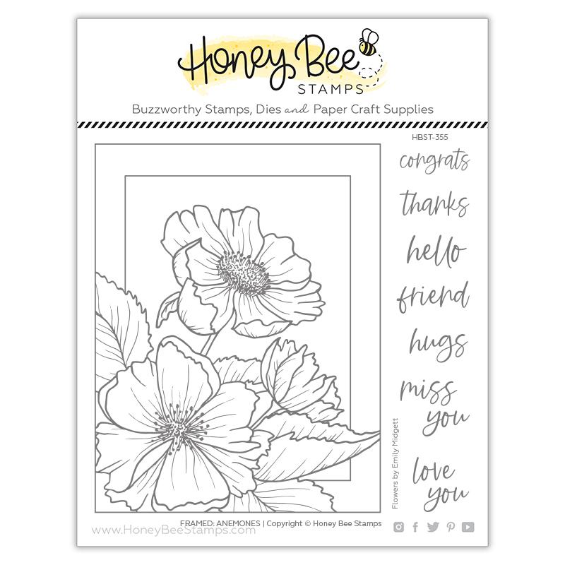 Framed: Anemones | 6x6 Stamp Set