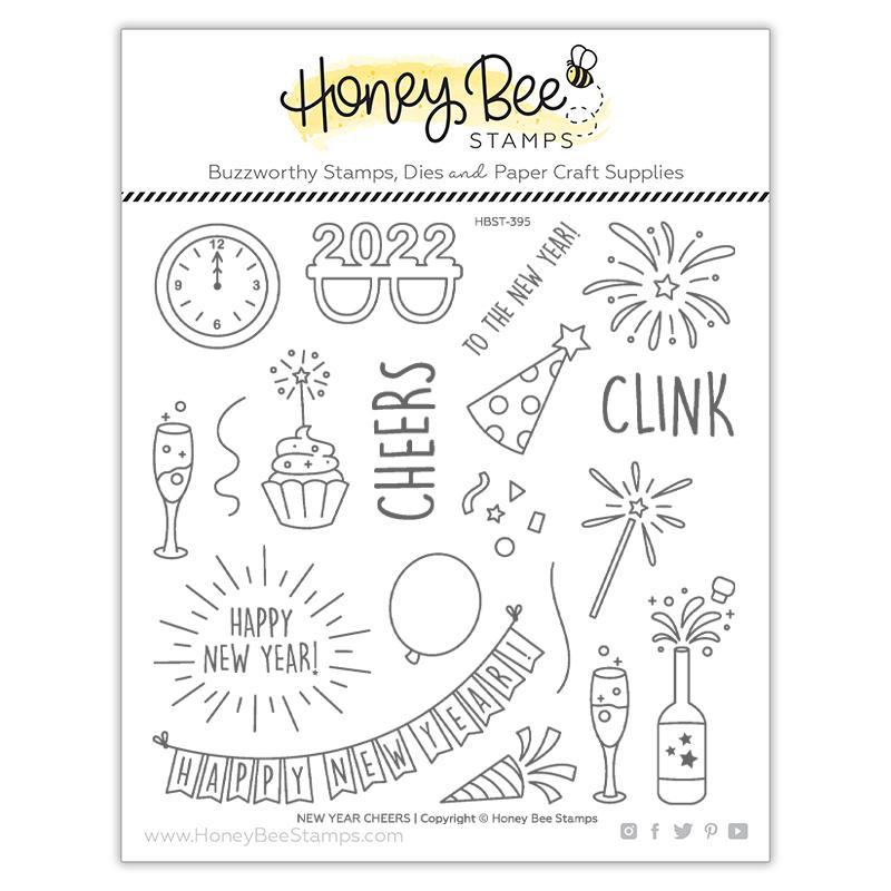 New Year Cheers | 6x6 Stamp Set