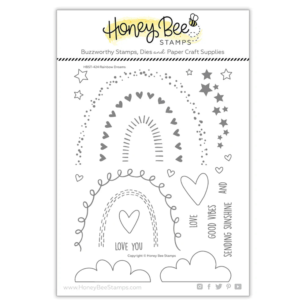 Rainbow Dreams | 6x8 Stamp Set