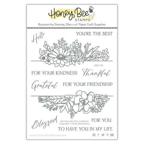 On The Line: Fall Florals | 5x6 Stamp Set