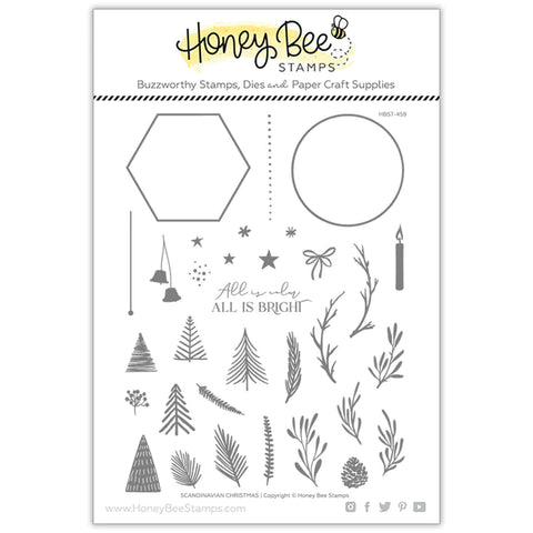 Scandinavian Christmas Stamp Set