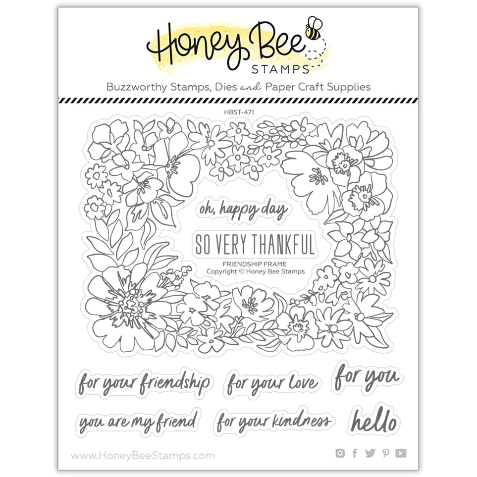 Friendship Frame - 6x6 Stamp Set