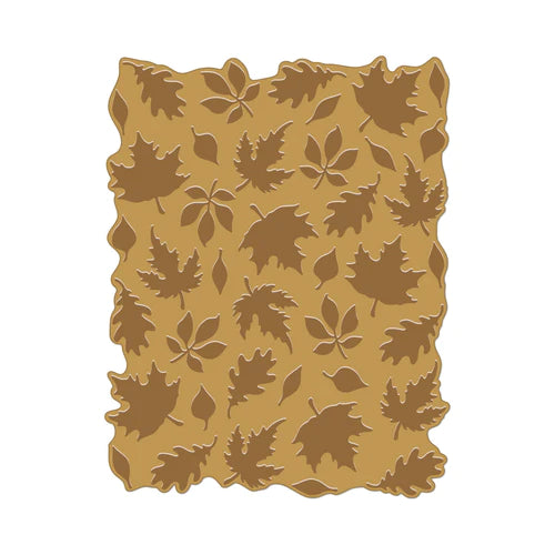 Fall Leaves Hot Foil Plate (E)