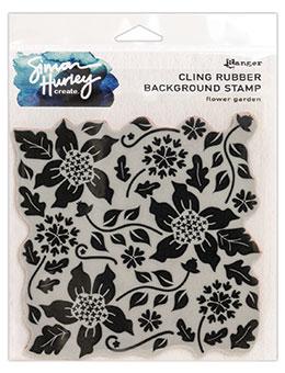 Flower Garden Background Stamp