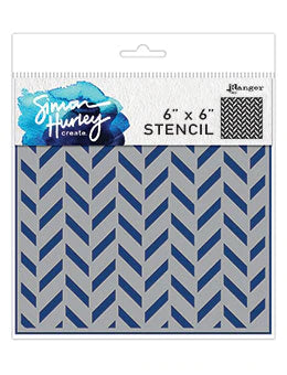 Flip  Flop Chevron Stencil