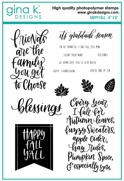 Happy Fall Stamp Set Stamp Set