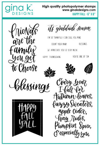 Happy Fall Stamp Set Stamp Set