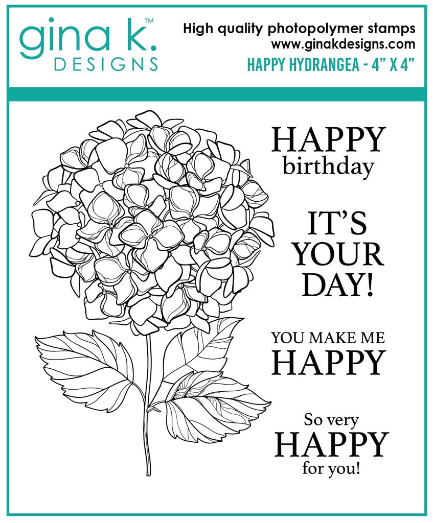 Happy Hydrangea Stamp Set