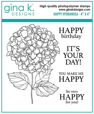 Happy Hydrangea Stamp Set