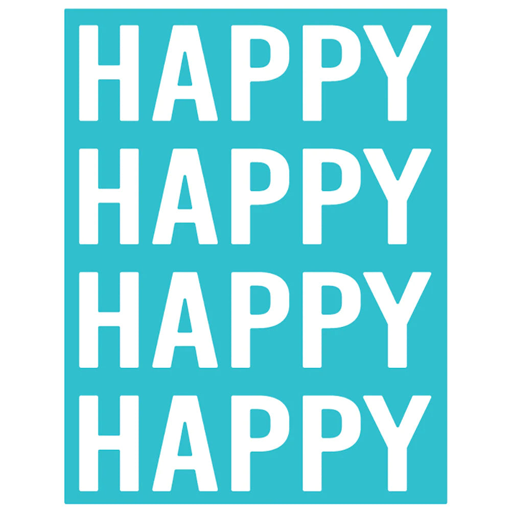 Happy Happy Happy A2 Cover Plate | Honey Cuts Dies
