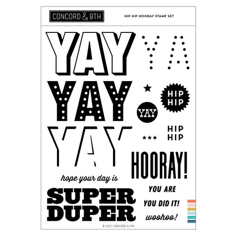 Hip Hip Hooray Stamp Set (6X8)