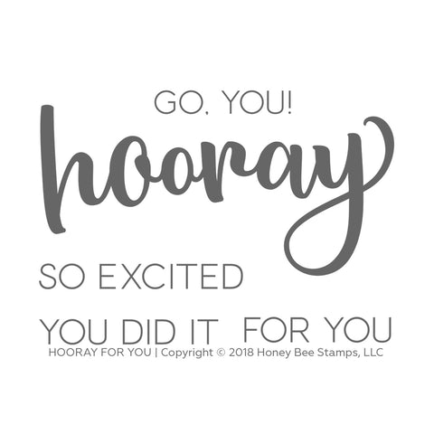 Hooray For You Stamp Set