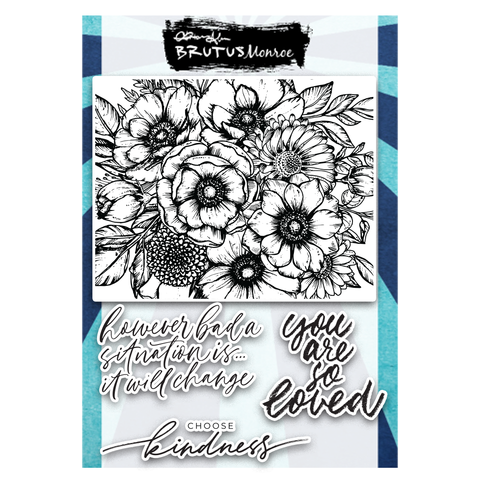 Kind Floral - 6x8 Stamp*