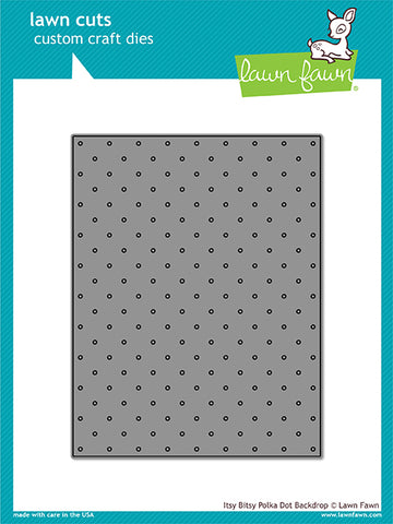 Itsy Bitsy Polka Dot Backdrop Lawn Cuts