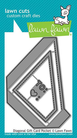 Diagonal Gift Card Pocket