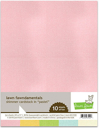 Pastel Shimmer Cardstock