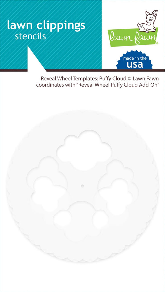 Reveal Wheel Templates: Puffy Cloud