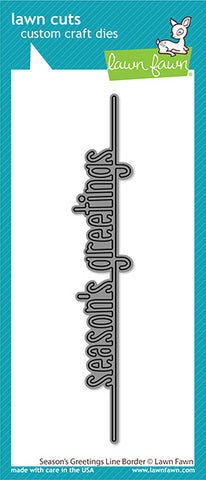 season's greetings line border