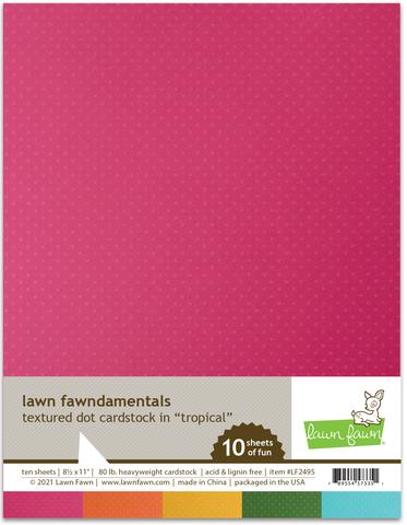 Tropical Textured Dot Cardstock