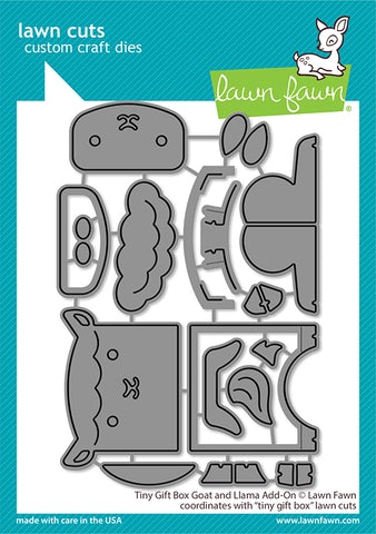 Tiny Gift Box Goat And Llama Add-On Die