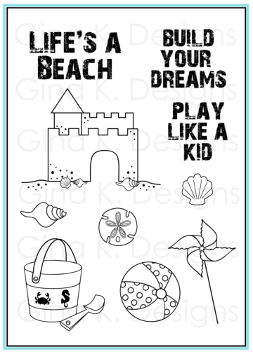 Life's a Beach Stamp Set