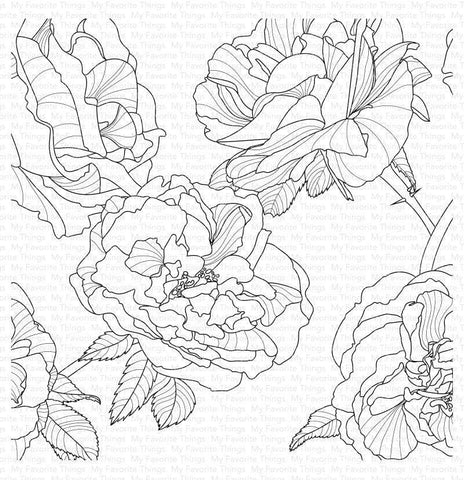Fanciful Roses Background*