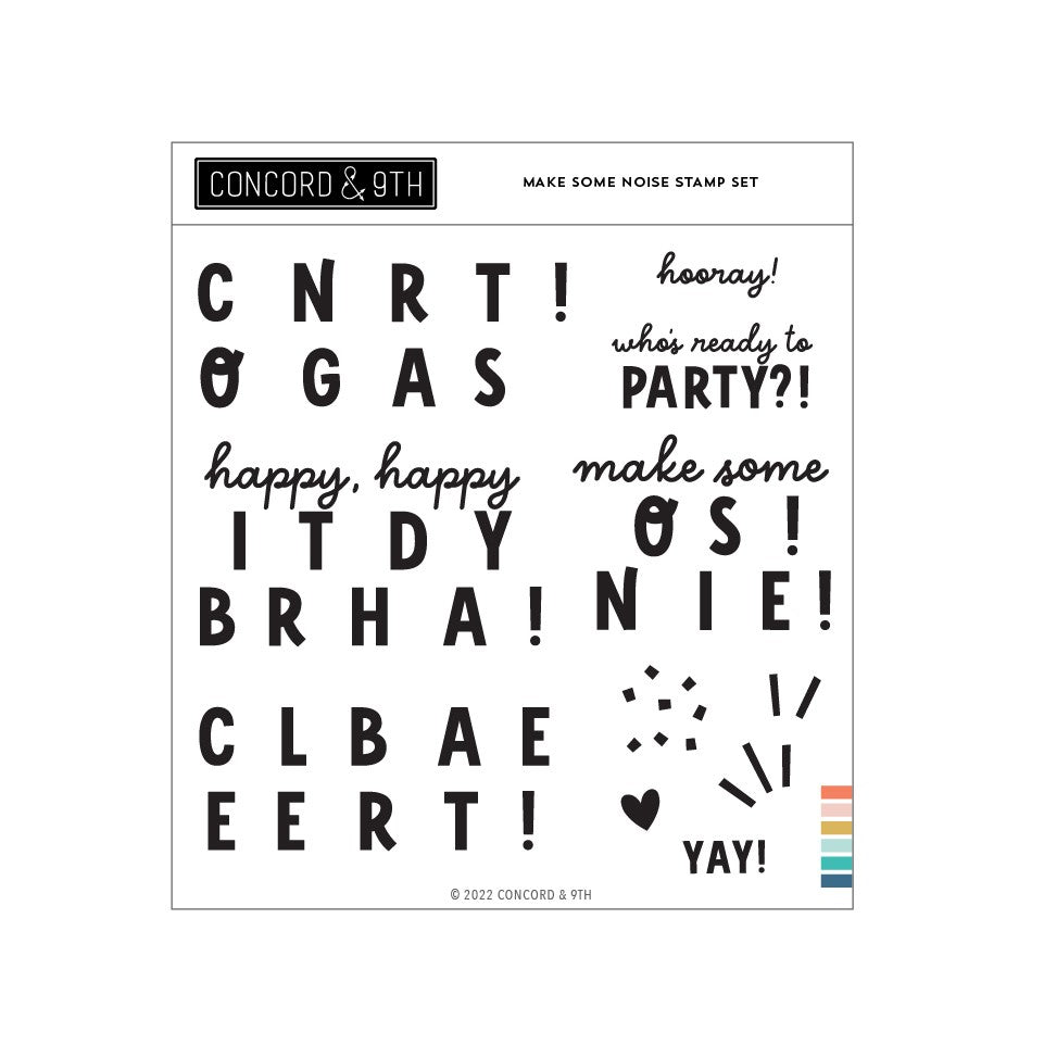 Make Some Noise Stamp Set (6x6)